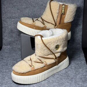 PAJAR Women's Ceria Shearling Waterproof Winter Boots - Size 8 - 8.5 (EU39)
